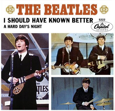 The Beatles - I Should Have Known Better single cover