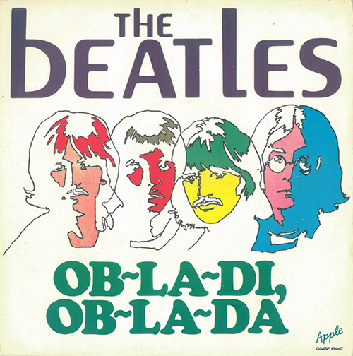 The Beatles - Ob-la-di Ob-la-da single cover