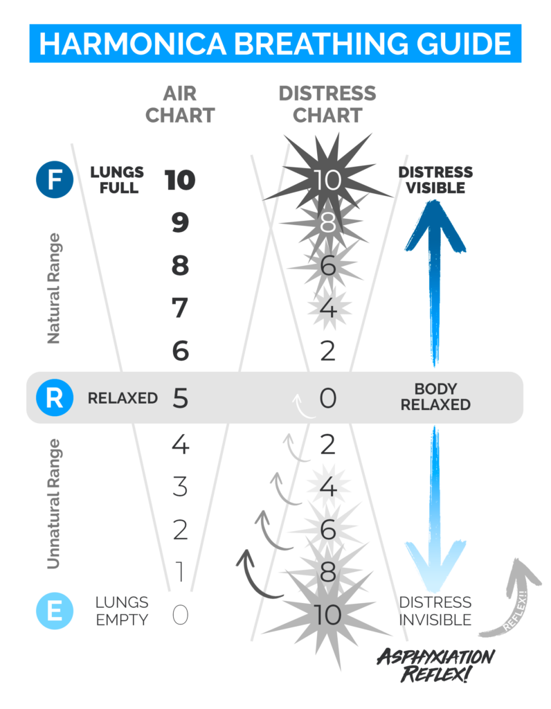 Breathing Guide for harmonica exercises